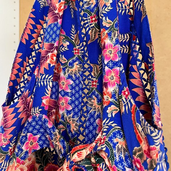 JAASE Blue Maxi Dress With Floral Pattern - Picture 6 of 8